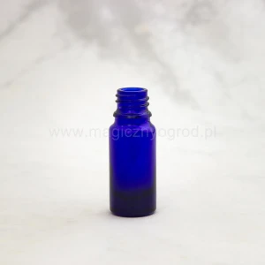 Butelka z niebieskiego szkła gwint 18 mm 10 ml - Nanga