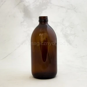 Butelka z brązowego szkła gwint 28 mm 500 ml - Nanga