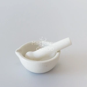 Moździerz porcelanowy z tłuczkiem średnica 80 mm - Nanga