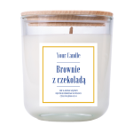 Świeca zapachowa sojowa Brownie z Czekoladą 210 ml - Your Candle