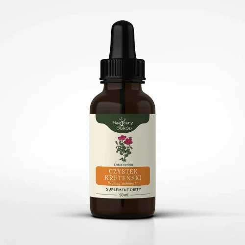 Czystek kreteński nalewka 1:1 50 ml - Magiczny Ogród
